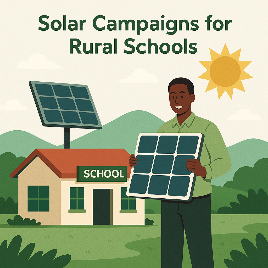 Campagne solaire pour écoles rurales